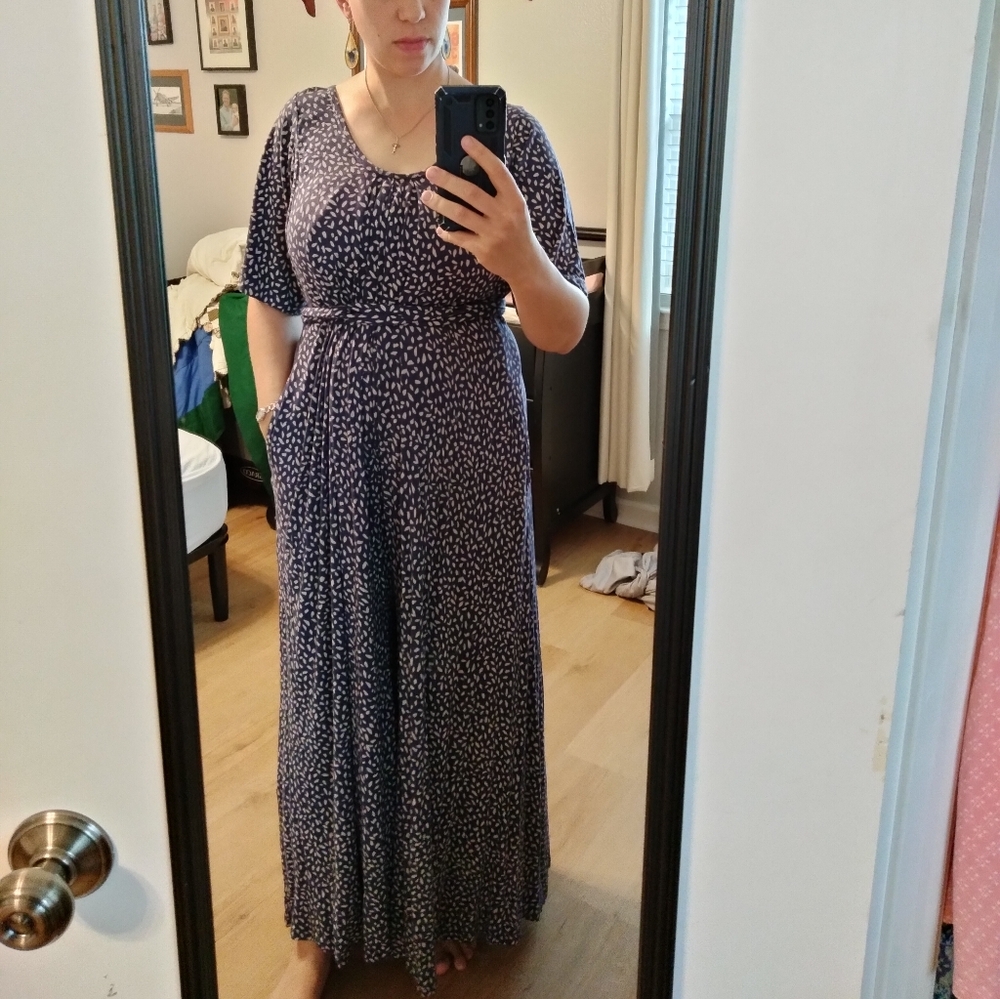 Latched Mama Printed Nursing Maxi Momper Standard Size